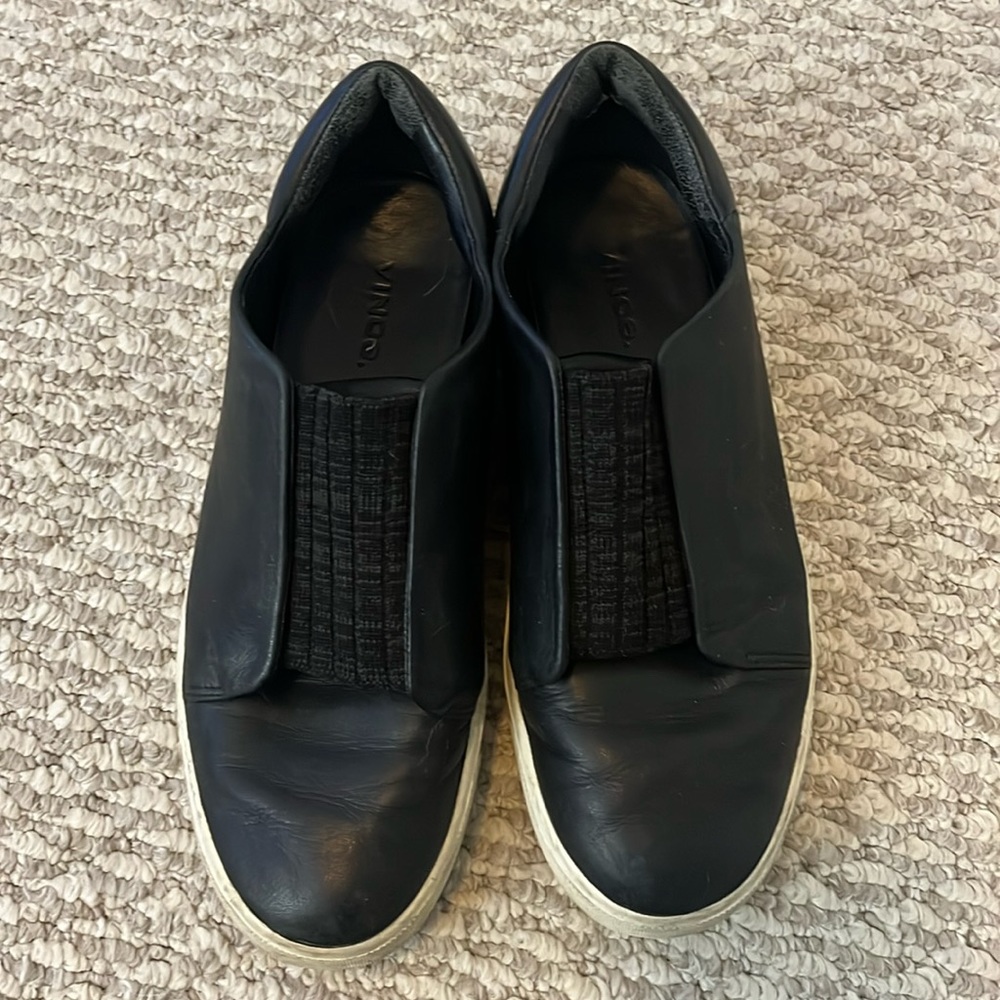 Vince leather slip on sneakers. Size 6.5